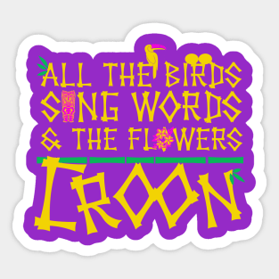 Tiki Room Vibes Sticker